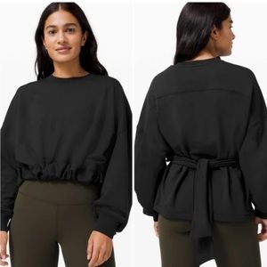 Lululemon Bound to Bliss Tie Sweatshirt